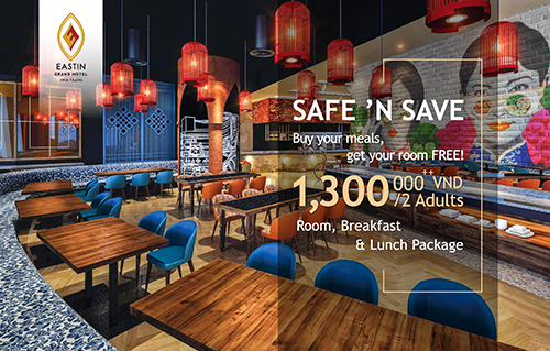 Save big on your room, breakfast and dinner with the The Safe n’ Save promotion